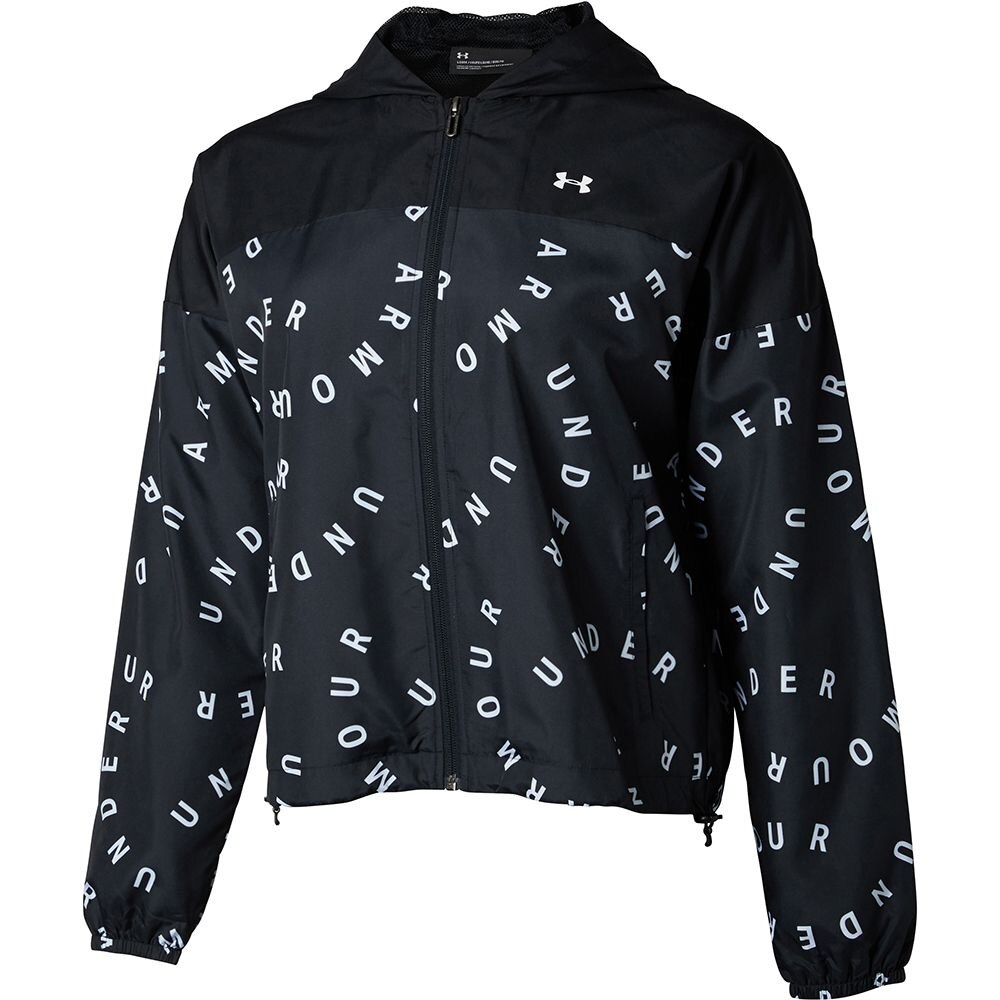  ウーブン プリント フルジップフーディー 1353514 BLK/WHT/BLK AT オンライン価格
