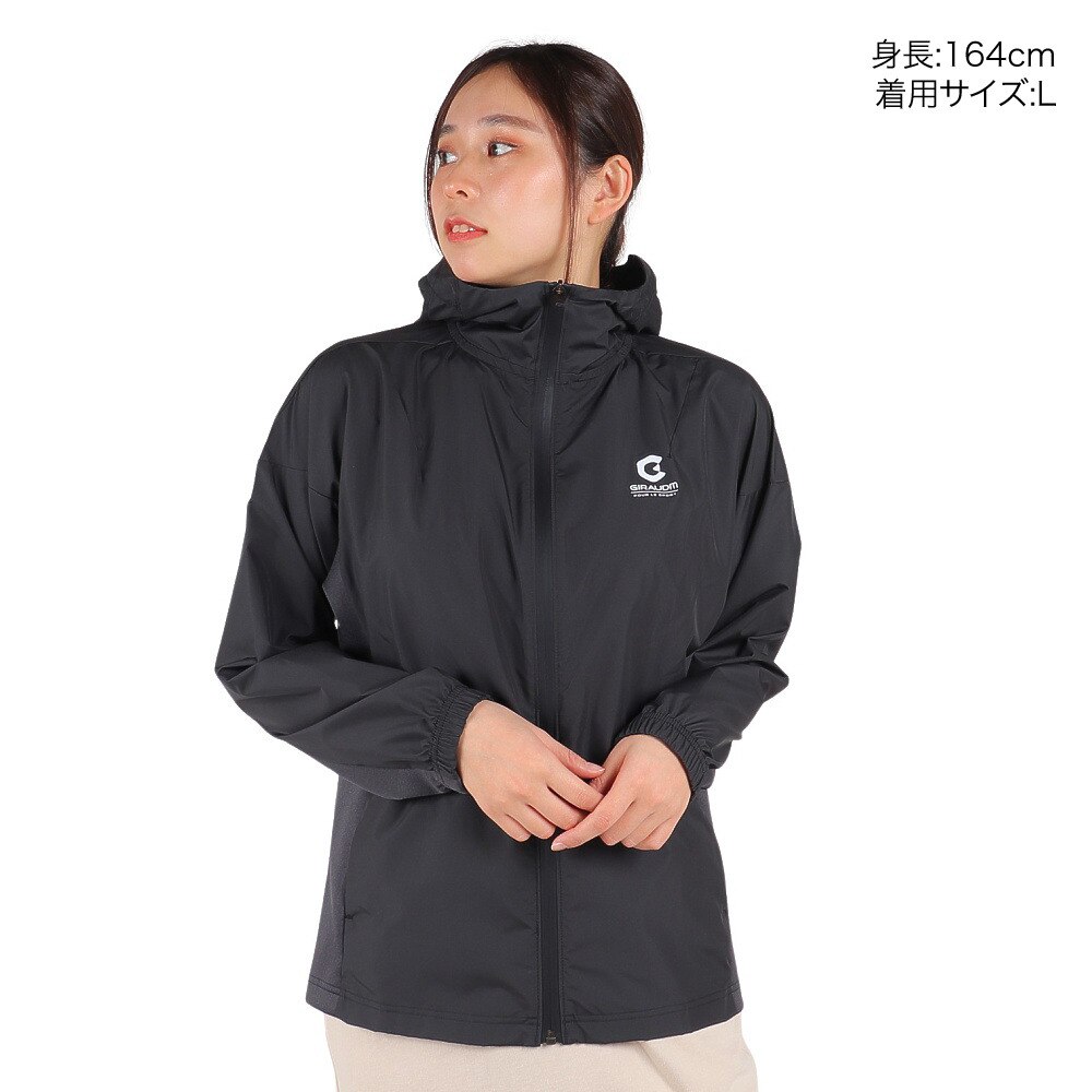 ジローム（GIRAUDM）（レディース）ジャケット レディース 絶耐撥水 裏メッシュフード 855GM1ES2167 BLK