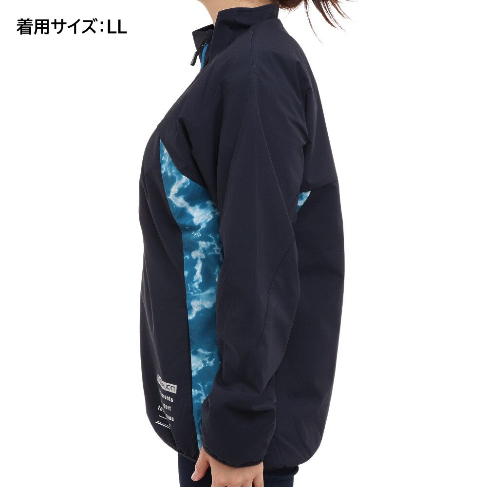 ジローム（GIRAUDM）（レディース）絶耐撥水 ヒートクロス マジックサーモ brusedmesh ジャケット WB2F0018-TR855-GRSD NVY