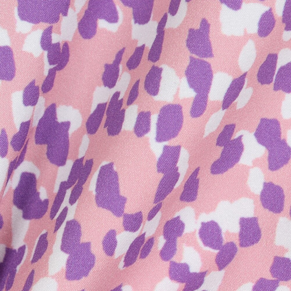 ルコックスポルティフ（lecoqsportif）（レディース）裏メッシュ 撥水 フルジップ 総柄グラフィックウィンドジャケット QMWVJF30 PK