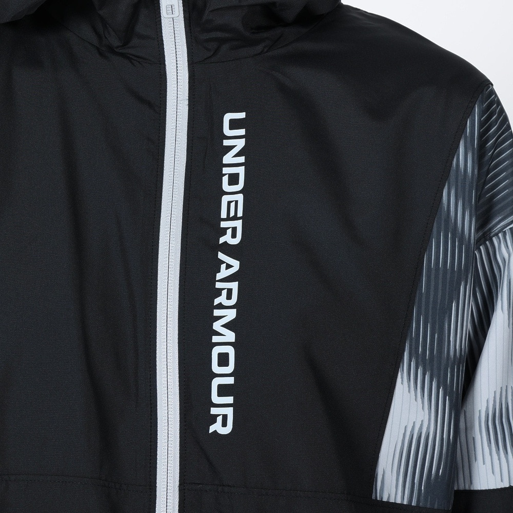 アンダーアーマー（UNDER ARMOUR）（レディース）パーカー レディース メッシュ ウーブン フルジップ フーディー 1381238 001