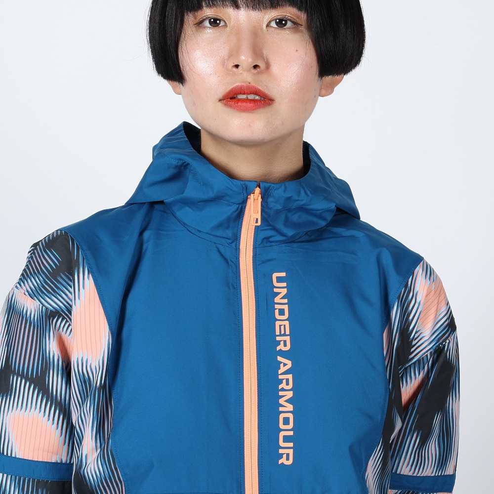 アンダーアーマー（UNDER ARMOUR）（レディース）パーカー レディース メッシュ ウーブン フルジップ フーディー 1381238 426