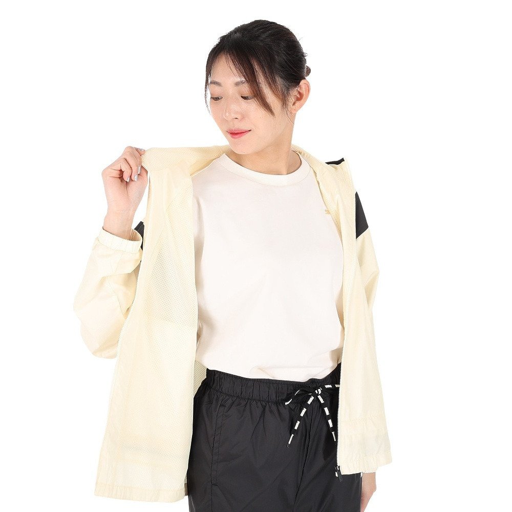 プーマ（PUMA）（レディース）裏メッシュ 防風 アウター ウーブンジャケット 523539 65 LGRY