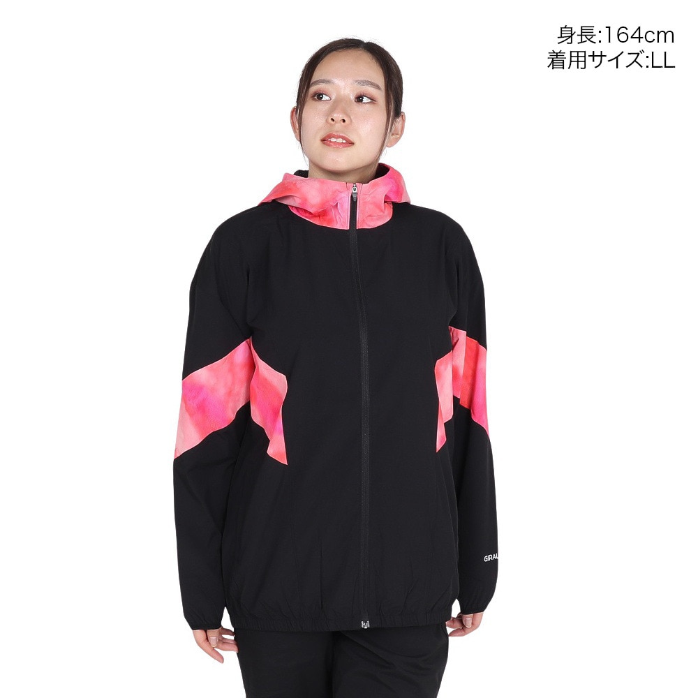 ジローム（GIRAUDM）（レディース）絶耐撥水 メッシュ ブレーカー ジャケット WB4F0024-TR855-GRSD BLK
