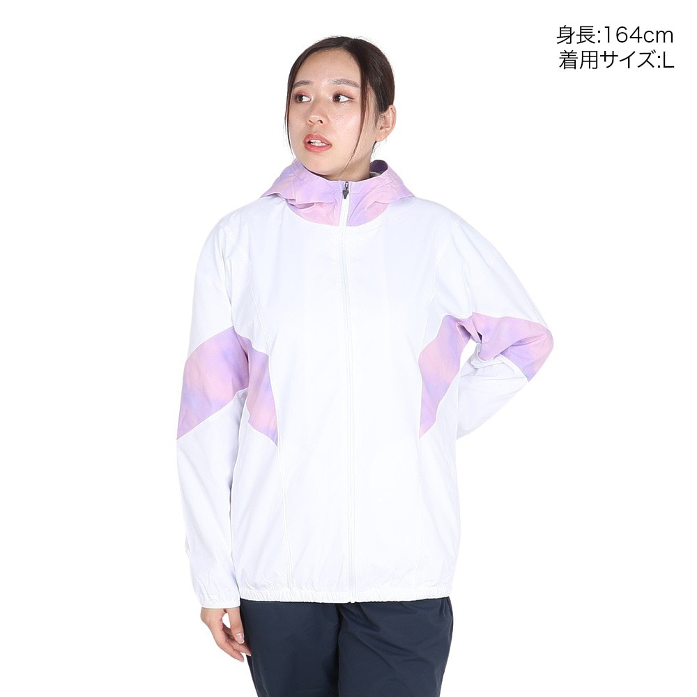 ジローム（GIRAUDM）（レディース）絶耐撥水 メッシュ ブレーカー ジャケット WB4F0024-TR855-GRSD WHT