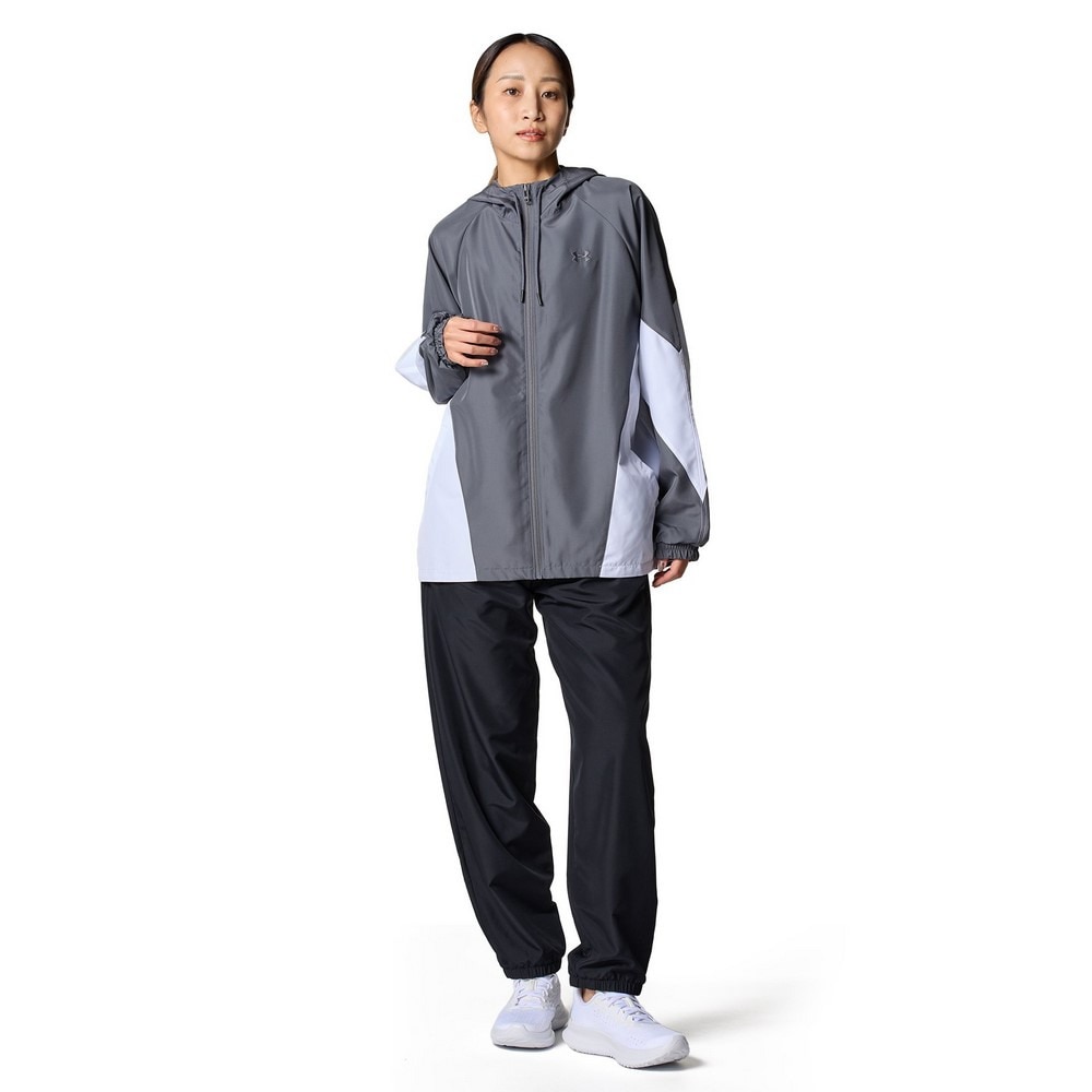 アンダーアーマー（UNDER ARMOUR）（レディース）メッシュ ライナー ウーブン フルジップフーディー 6001385 025