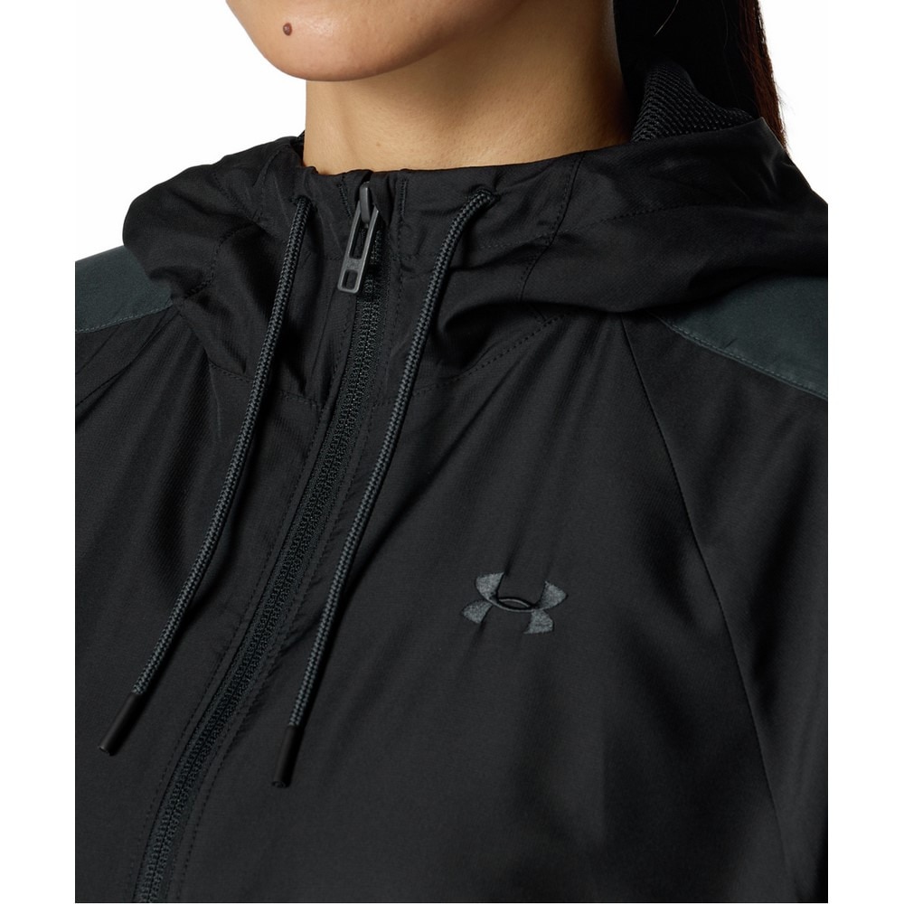 アンダーアーマー（UNDER ARMOUR）（レディース）メッシュ ライナー ウーブン フーディー 6007719 001