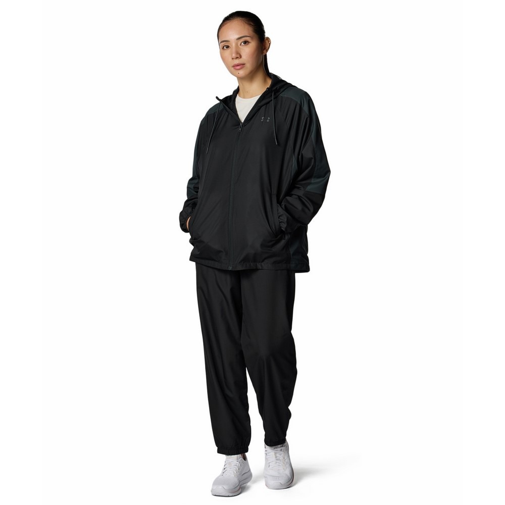 アンダーアーマー（UNDER ARMOUR）（レディース）メッシュ ライナー ウーブン フーディー 6007719 001