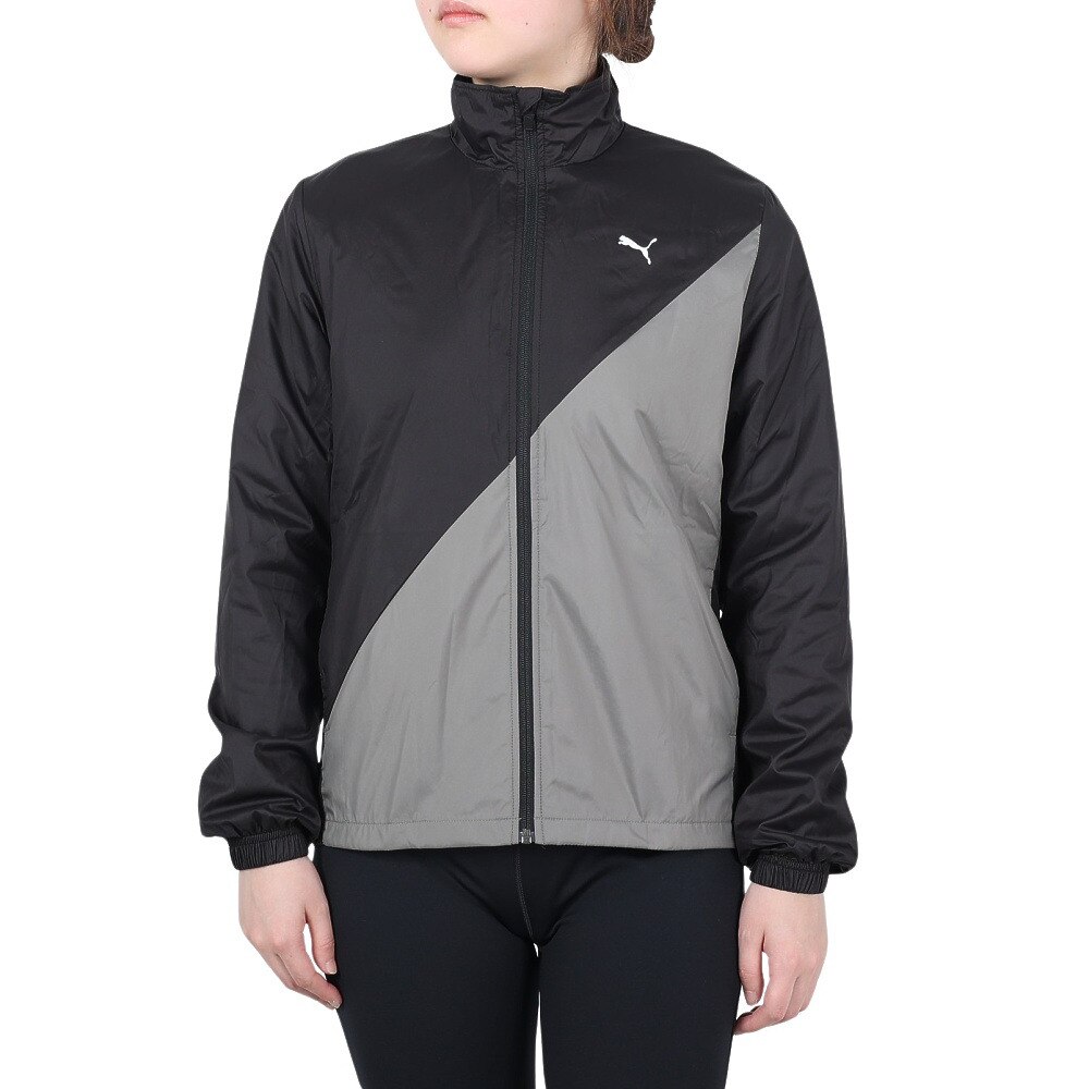 プーマ（PUMA）（レディース）ジャケット レディース 裏トリコット 519814-01 BLK ★★★