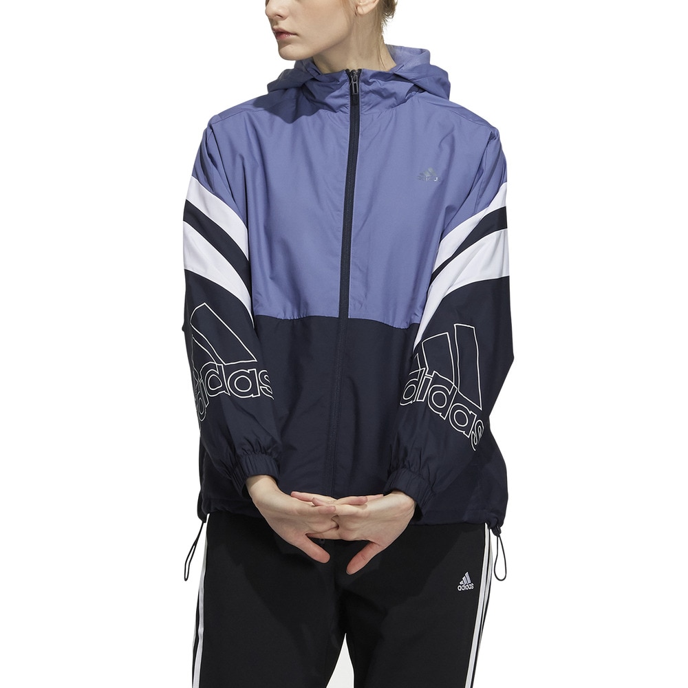 アディダス アディダス Adidas レディース アウトライン バッジ オブ スポーツ ウインドブレーカー ジャケット Jil29 H スポーツ用品はスーパースポーツゼビオ