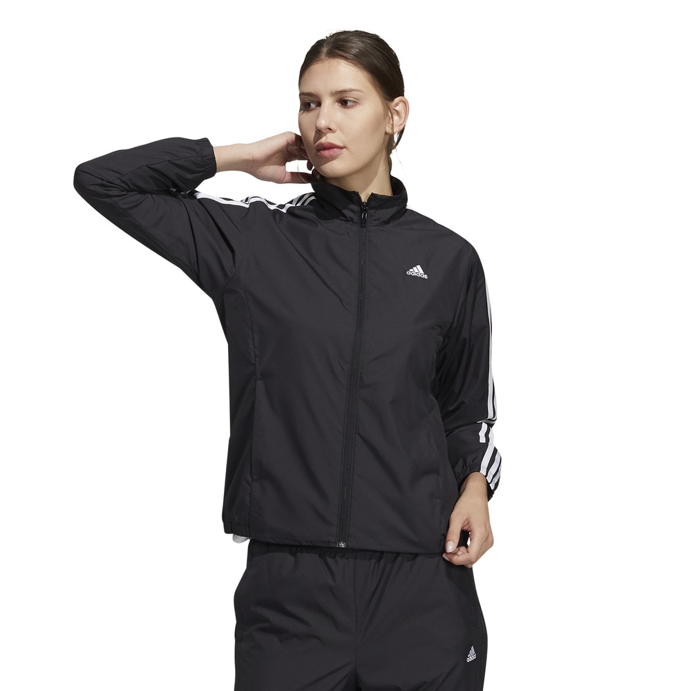 アディダス（adidas）（レディース）スリーストライプス ウインドブレーカージャケット JIL40-H29516