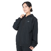 ニューバランス(new balance)(レディース)Relentless ブラッシュドトリコットラインドジャケット AWJ33515BK
