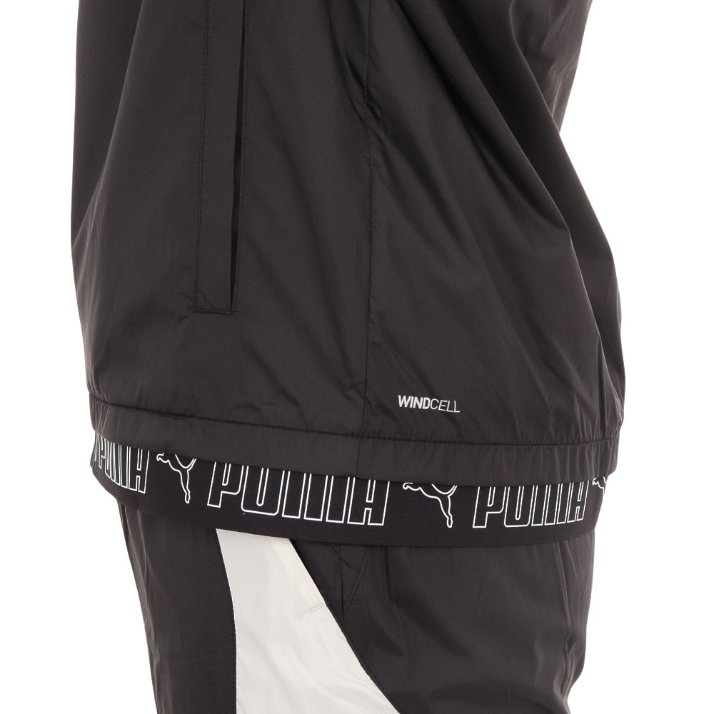 プーマ（PUMA）（レディース）裏起毛トリコット ウーブン ジャケット 524294 01 BLK