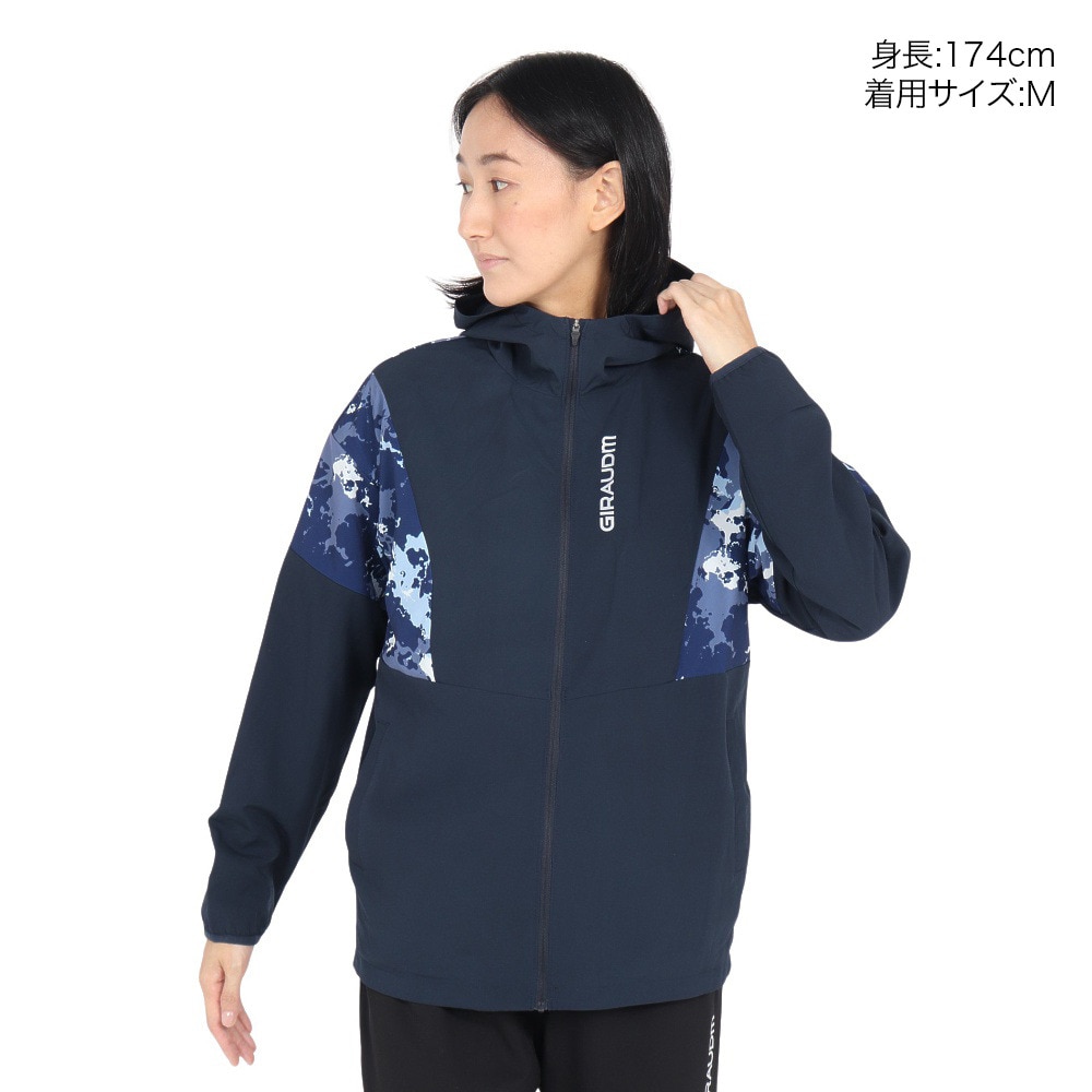 ジローム（GIRAUDM）（レディース）絶耐撥水ヒートクロスマジックサーモBSMESH ジャケット WB4F0026-TR855-GRSD NVY