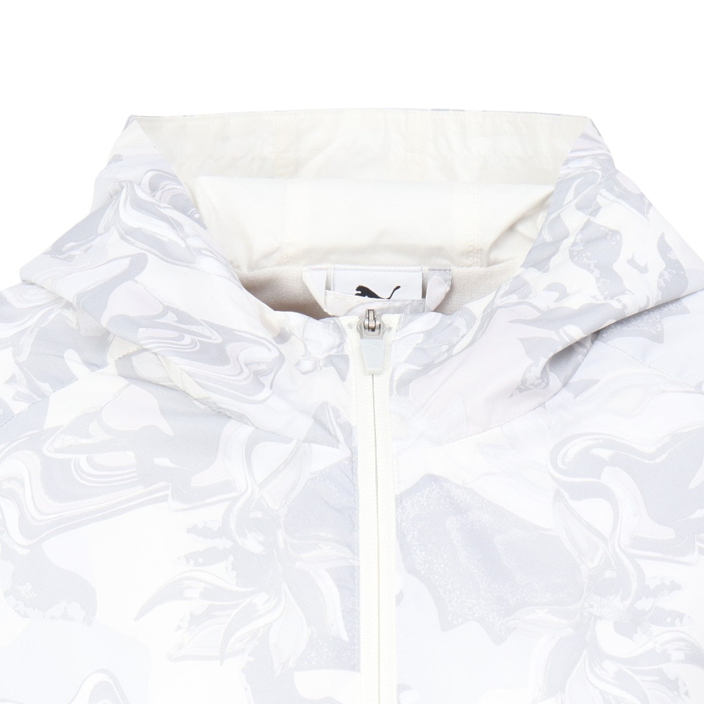プーマ（PUMA）（レディース）TAD 裏起毛トリコットライナーフルジップ ジャケット 528004 87 WHT