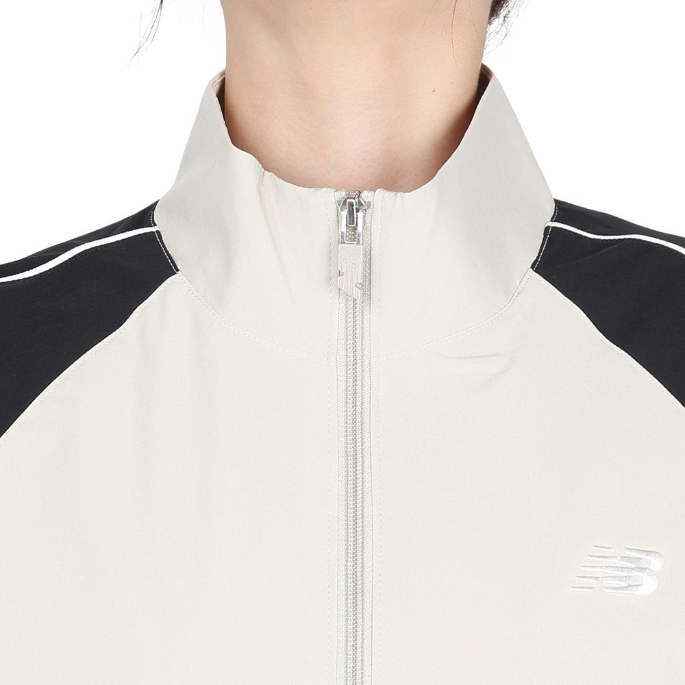 ニューバランス（new balance）（レディース）裏起毛 トリコット ラインド ウーブン トラックジャケット AWJ53171SHY