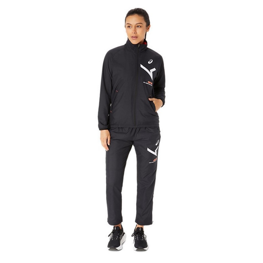 アシックス（ASICS）（レディース）ウインドブレーカー レディース AIM裏 トリコット 上下セット