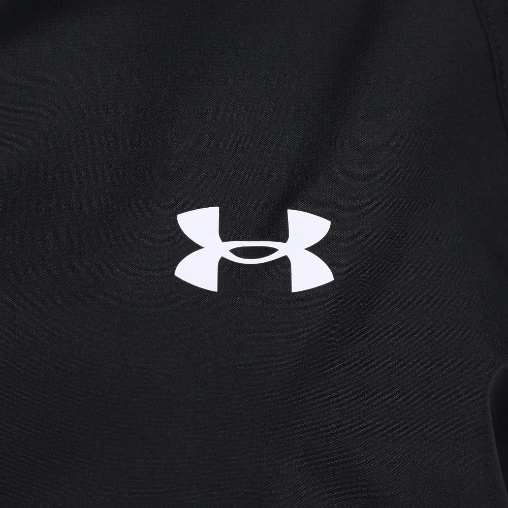 アンダーアーマー（UNDER ARMOUR）（レディース）フード付き 撥水 UAワードマーク ウーブン フルジップ ジャケット 1378322 001