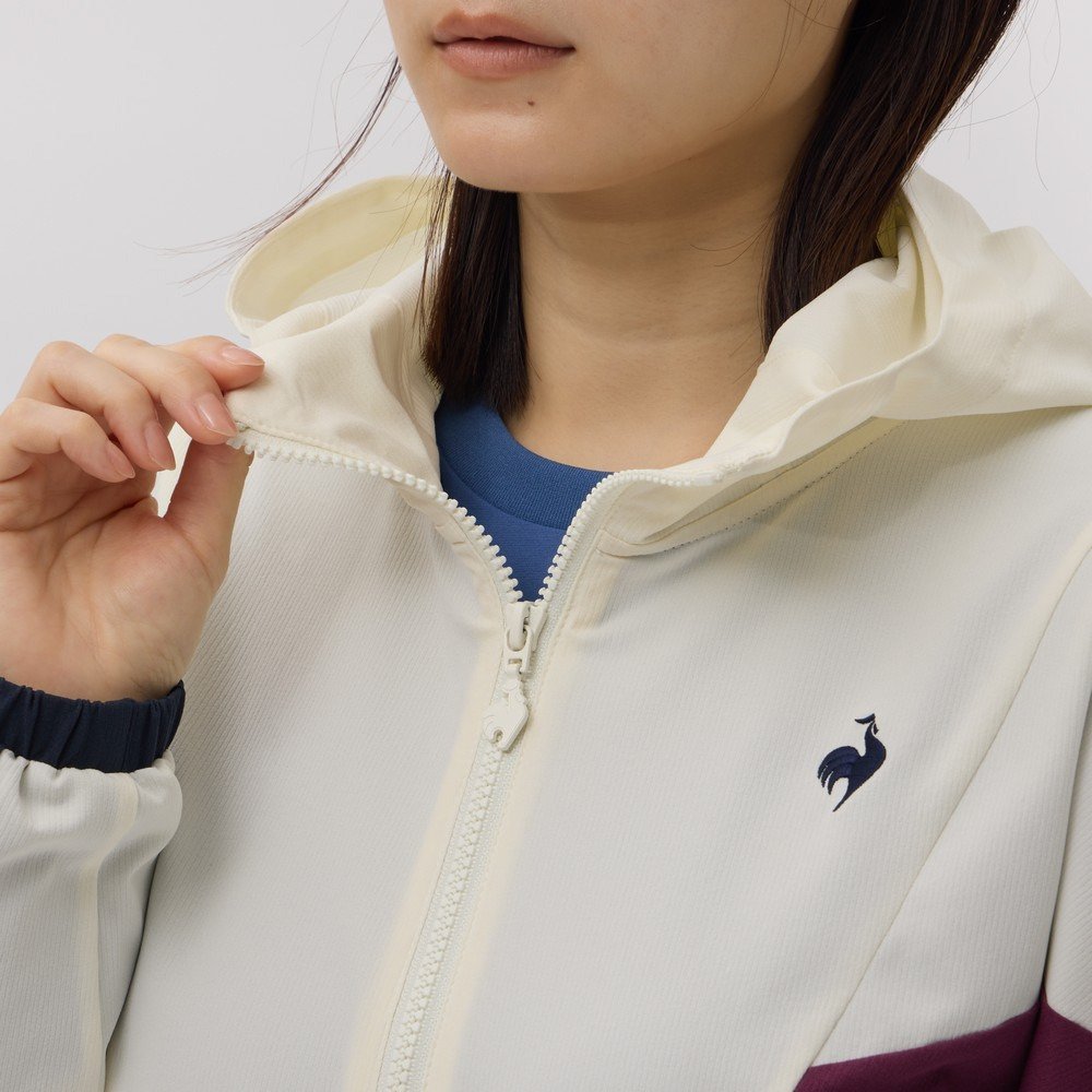 ルコックスポルティフ（lecoqsportif）（レディース）ヒートナビクロスジャケット LT5FJK21L WH01