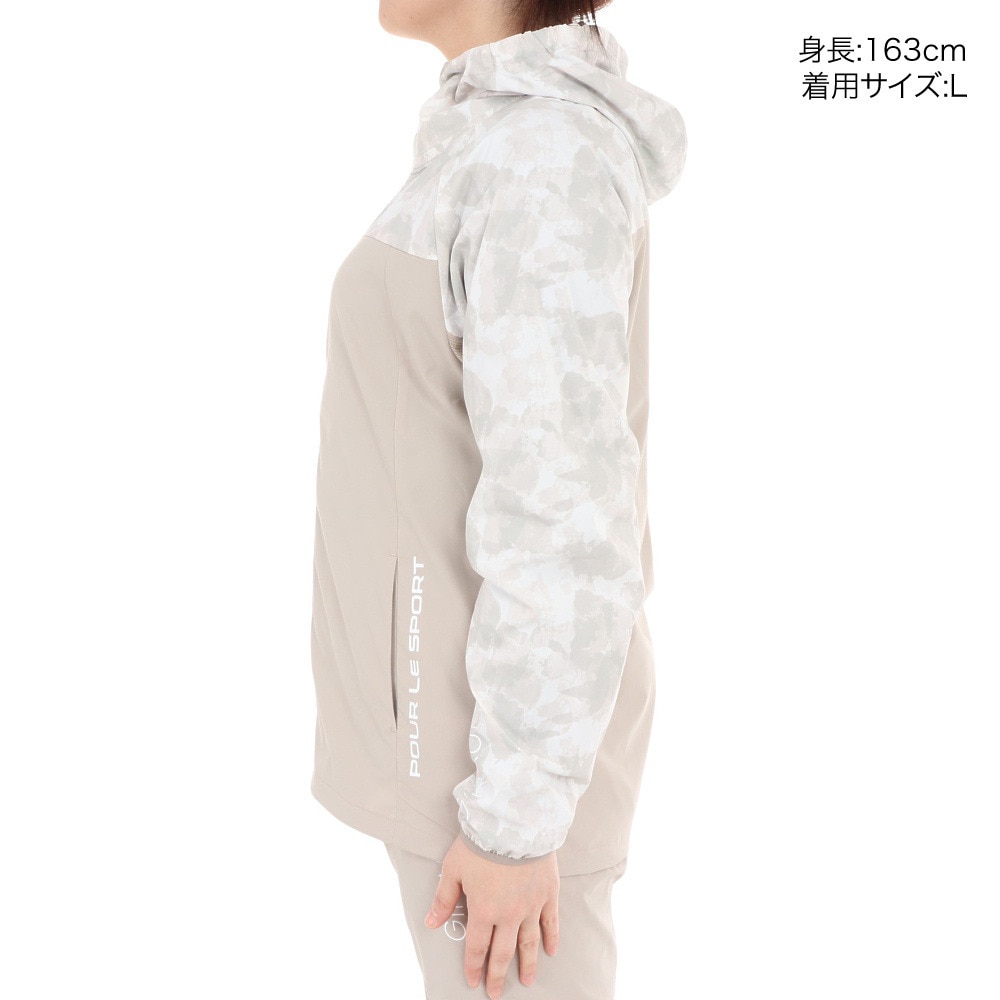 ジローム（GIRAUDM）（レディース）SPRING ブレーカージャケット パンツ 上下セット  ベージュ