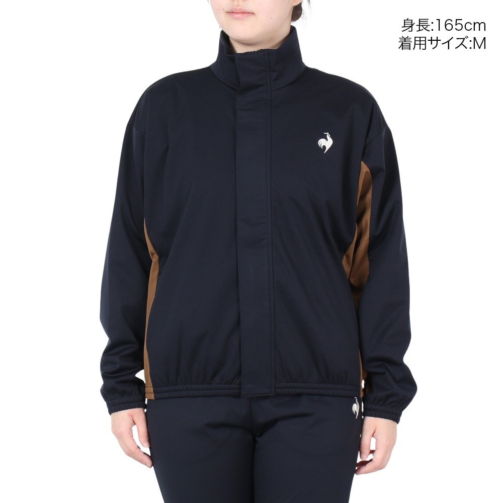 ルコックスポルティフ（lecoqsportif）（レディース）はっ水 防風 保温 ストレッチ ボンディング フリースジャケット LT4FWB60L NV00