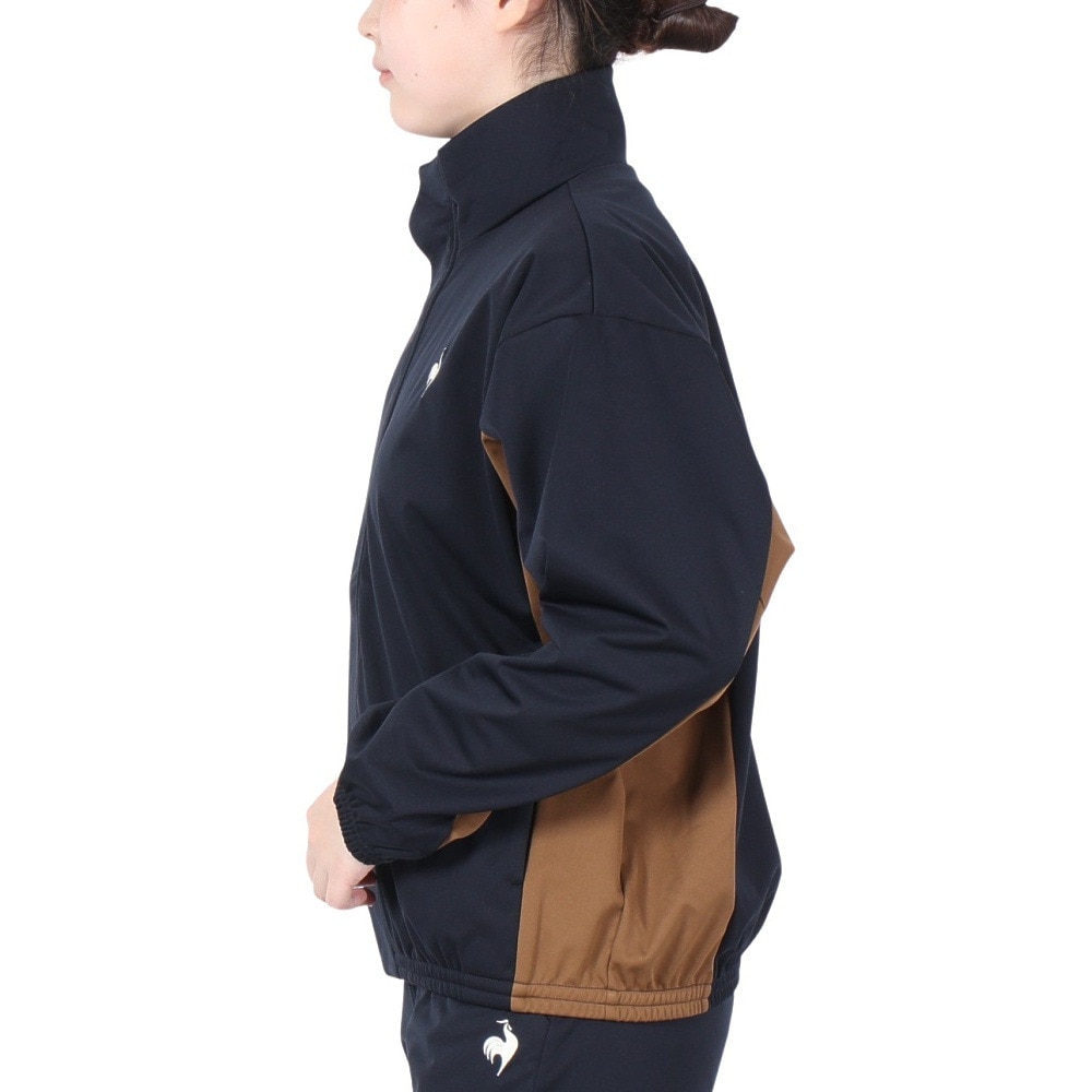 ルコックスポルティフ（lecoqsportif）（レディース）はっ水 防風 保温 ストレッチ ボンディング フリースジャケット LT4FWB60L NV00