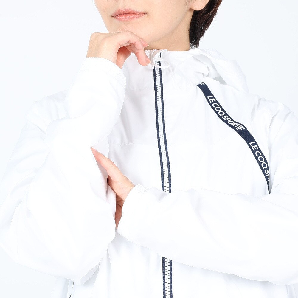 ルコック スポルティフ（Lecoq Sportif）（レディース）エアーサモーション フルジップジャケット QMWWJF30 WH