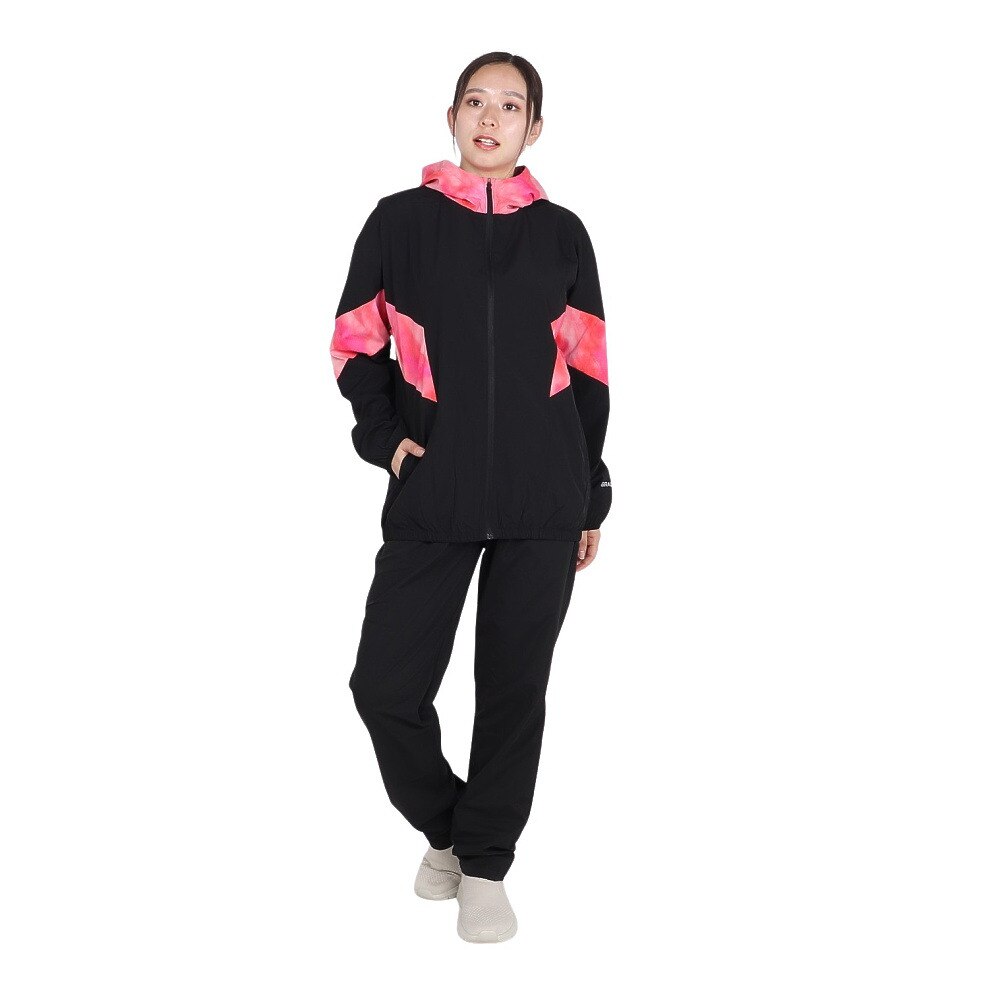 ジローム（GIRAUDM）（レディース）絶耐撥水 メッシュ ブレーカーパンツ WB4F0025-TR855-GRSD BLK