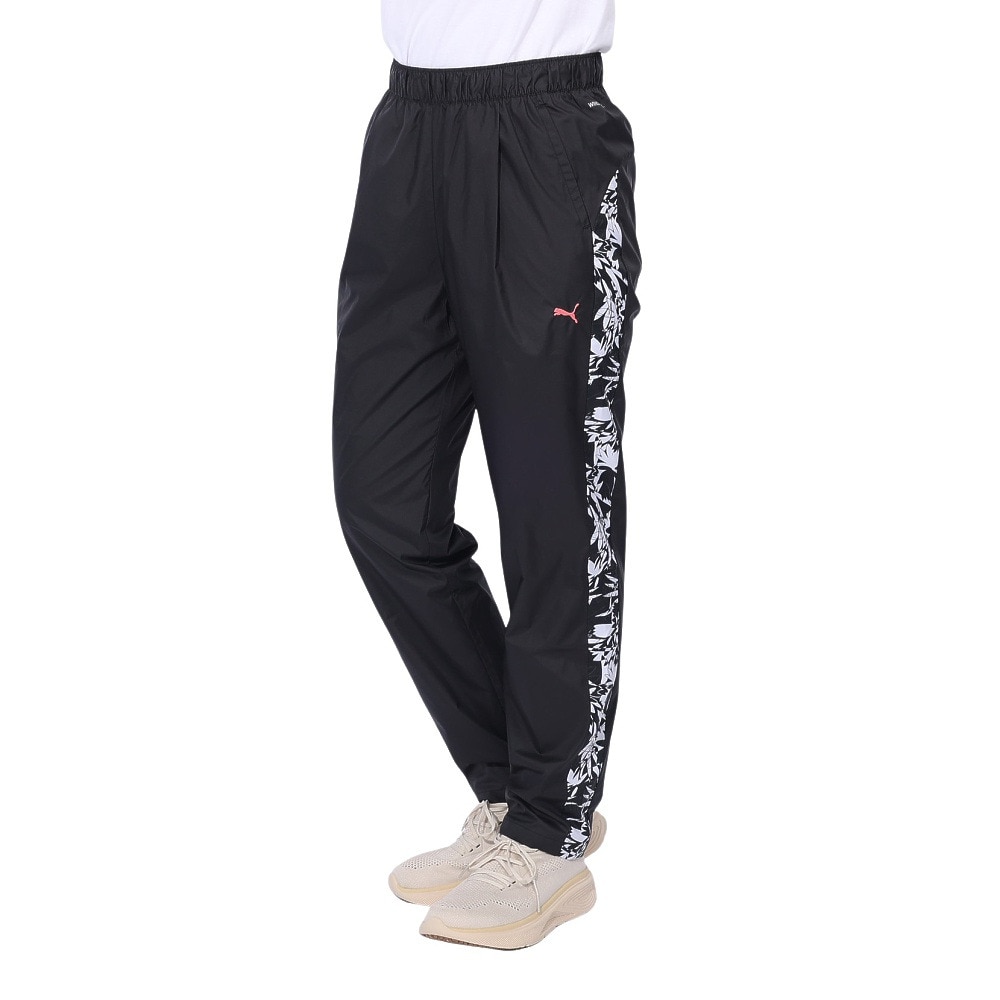 プーマ（PUMA）（レディース）TAD ウーブンメッシュライナー パンツ 527033 01 BLK