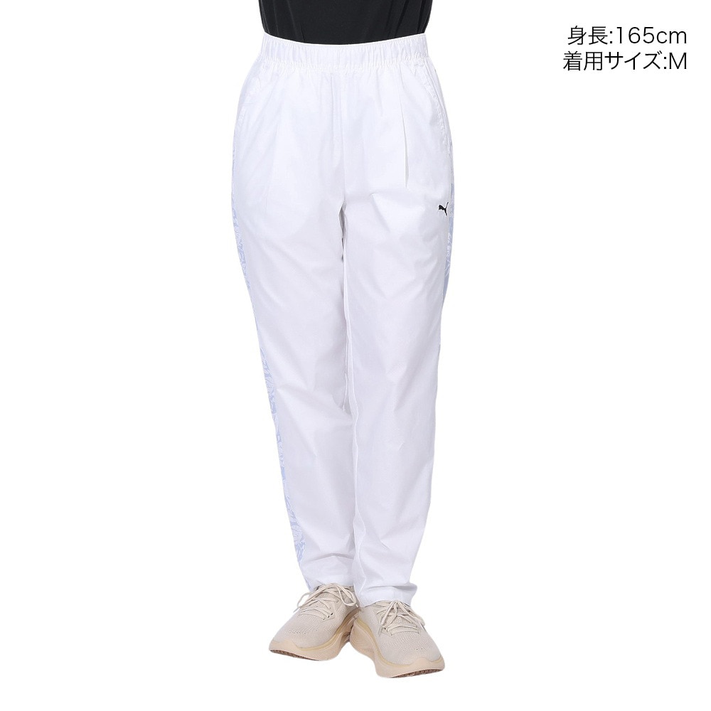 プーマ（PUMA）（レディース）TAD ウーブンメッシュライナー パンツ 527033 02 WHT