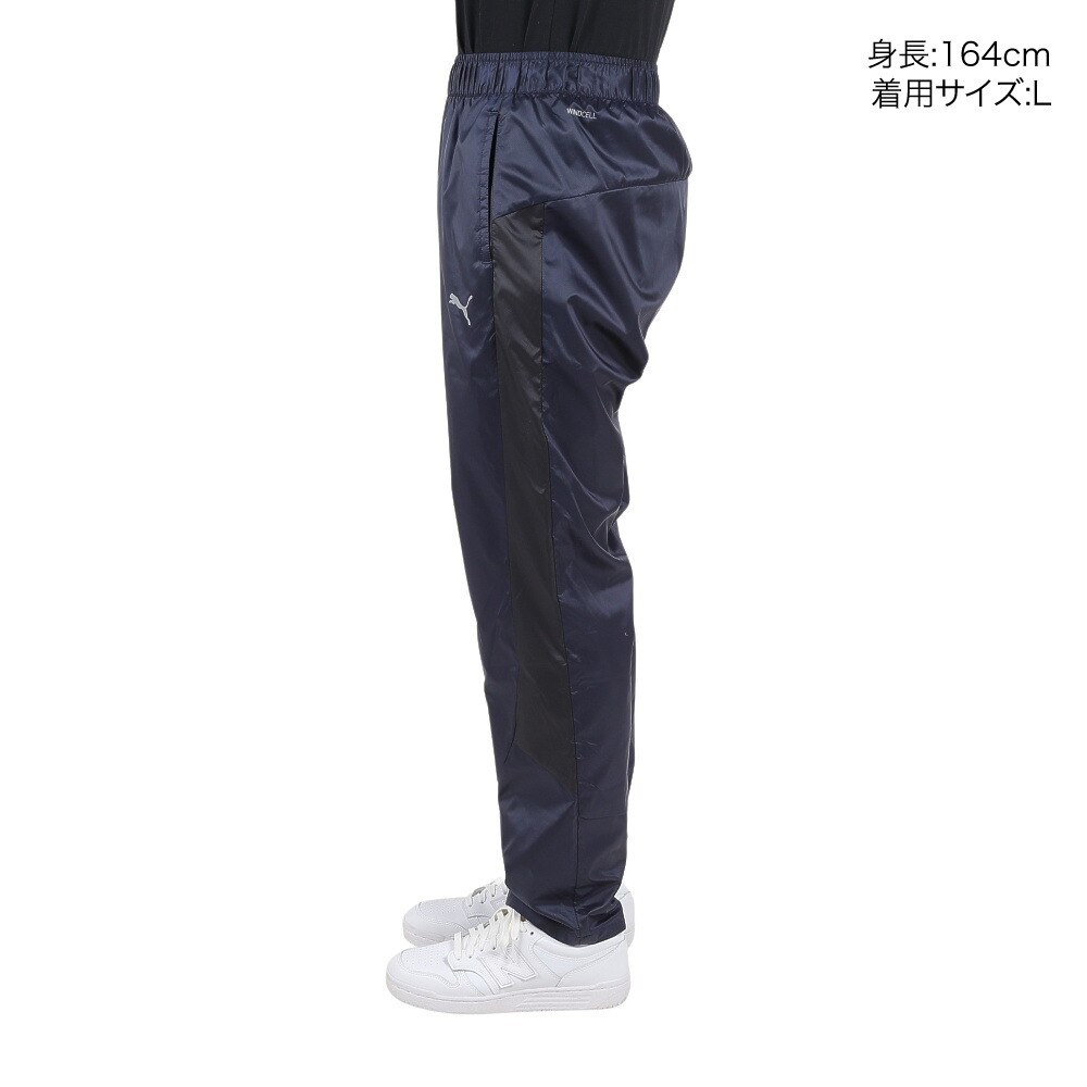 プーマ（PUMA）（レディース）裏トリコットウーブンパンツ W 672964 43 NVY