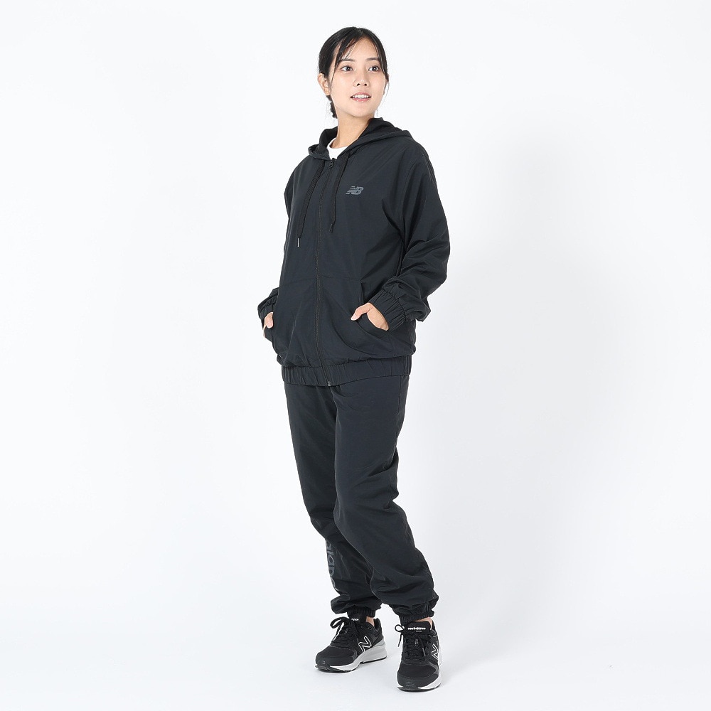 ニューバランス（new balance）（レディース）Relentless ブラッシュドトリコットラインドパンツ AWP33517BK