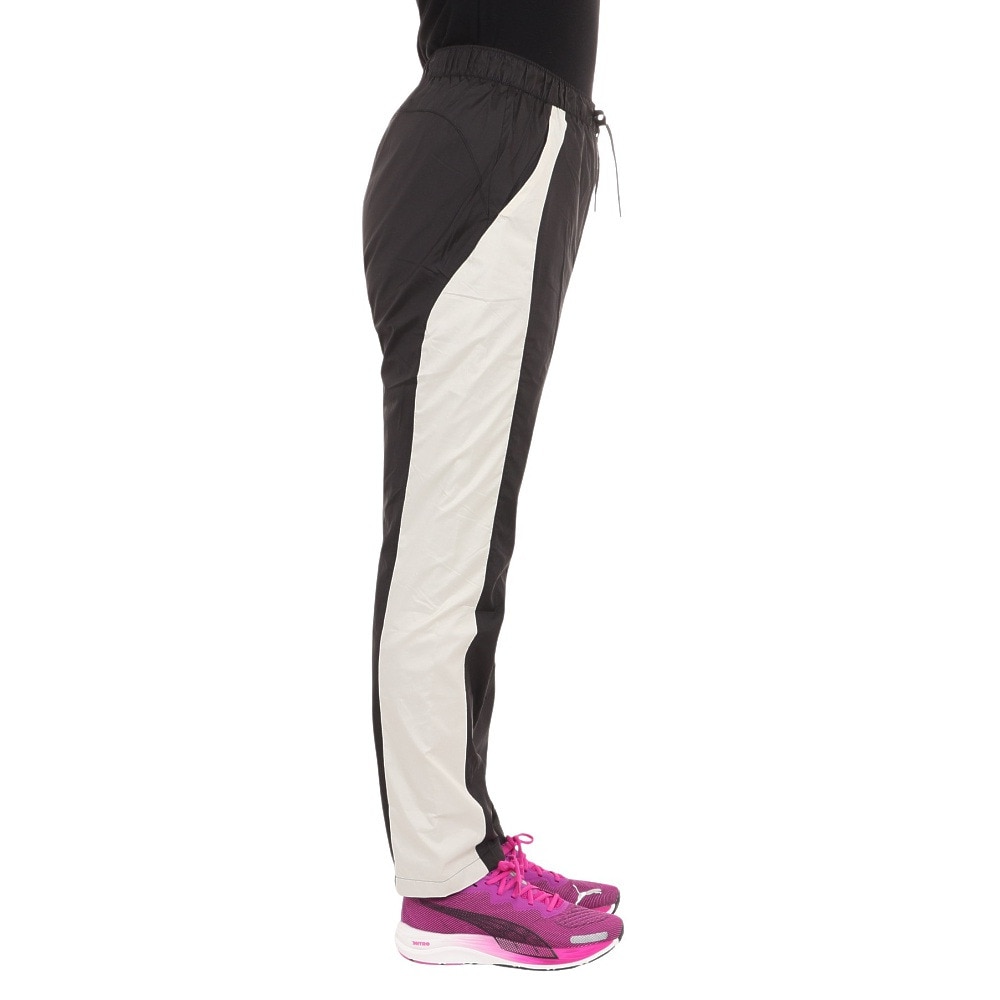 プーマ（PUMA）（レディース）裏起毛トリコット ウーブンパンツ 524295 01 BLK