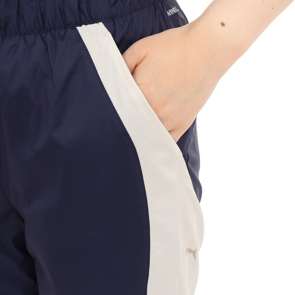 プーマ（PUMA）（レディース）裏起毛トリコット ウーブンパンツ 524295 06 NVY