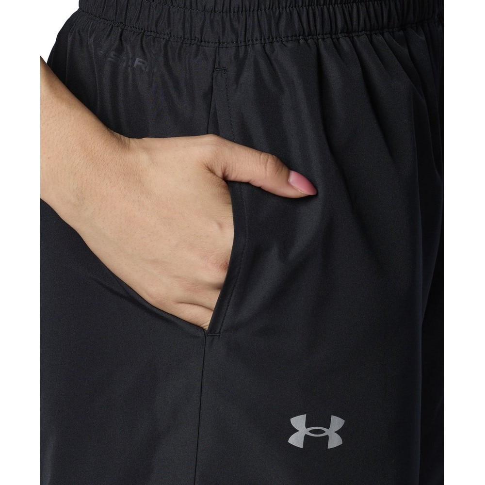 アンダーアーマー（UNDER ARMOUR）（レディース）トリコット ウーブン パンツ 1388193 001