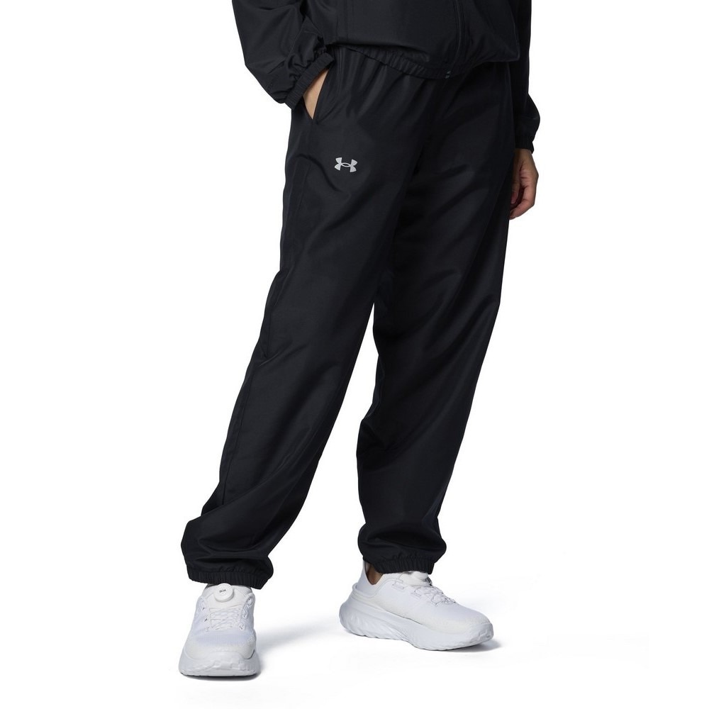 アンダーアーマー（UNDER ARMOUR）（レディース）トリコット ウーブン パンツ 1388193 001