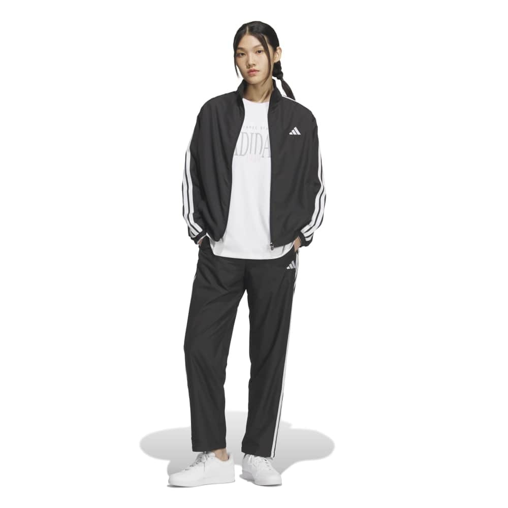 アディダス（adidas）（レディース）スリーストライプス ルーズフィット ウインドブレーカー パンツ QB216-KA0950