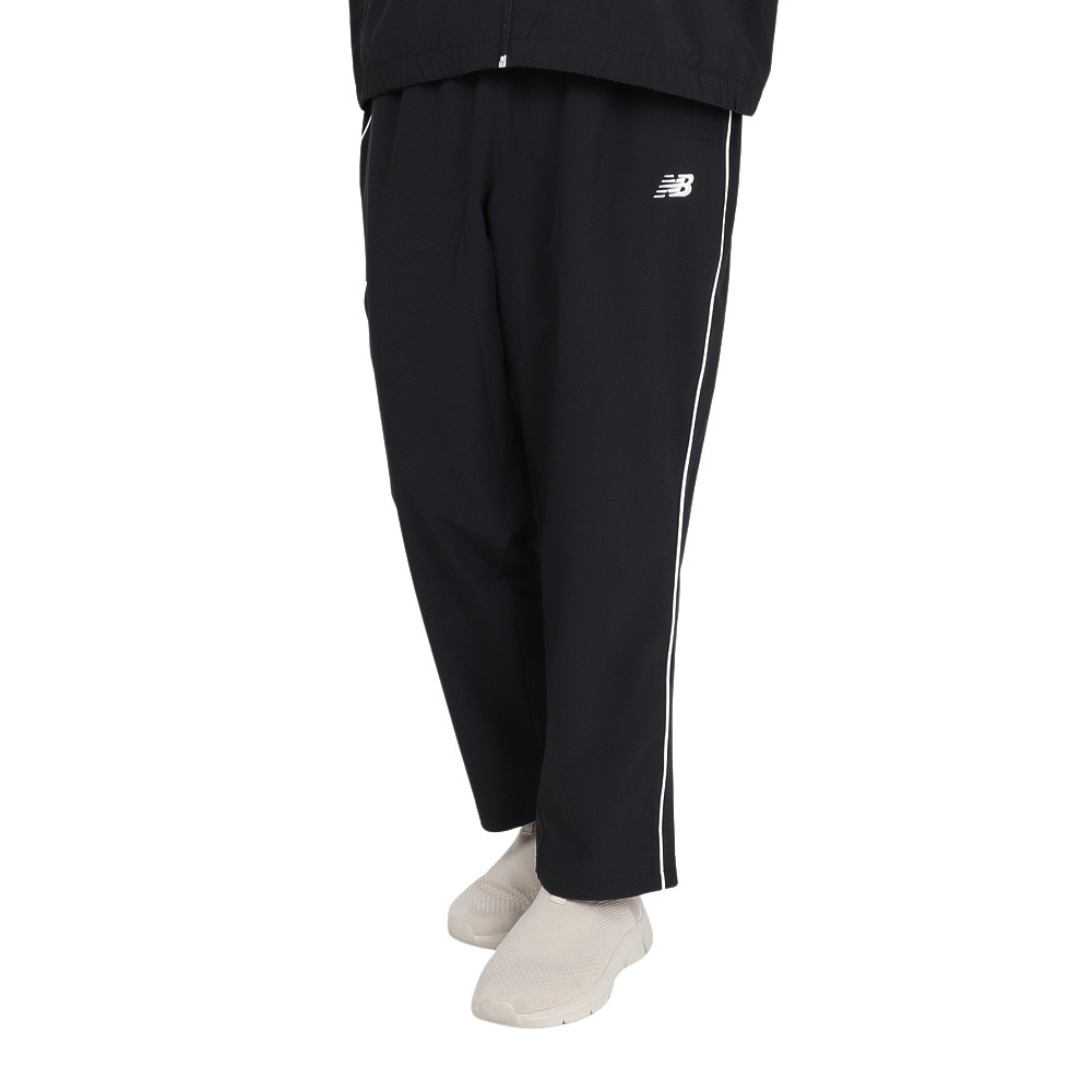 ニューバランス（new balance）（レディース）裏起毛 トリコット ラインド ウーブン トラックパンツ AWP53171BK