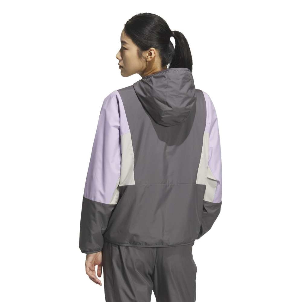 アディダス（adidas）（レディース）トラム ルーズフィット カラー ブロッキング ウインドブレーカー ジャケット P0338-KA0937