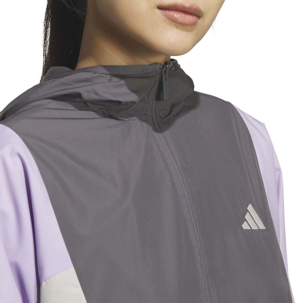 アディダス（adidas）（レディース）トラム ルーズフィット カラー ブロッキング ウインドブレーカー ジャケット P0338-KA0937