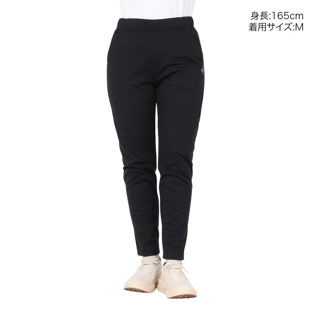 ルコックスポルティフ（lecoqsportif）（レディース）はっ水 防風 保温 ストレッチボンディング フリースパンツ LT4FPZ60L BK00