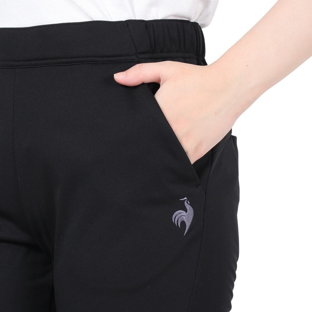 ルコックスポルティフ（lecoqsportif）（レディース）はっ水 防風 保温 ストレッチボンディング フリースパンツ LT4FPZ60L BK00