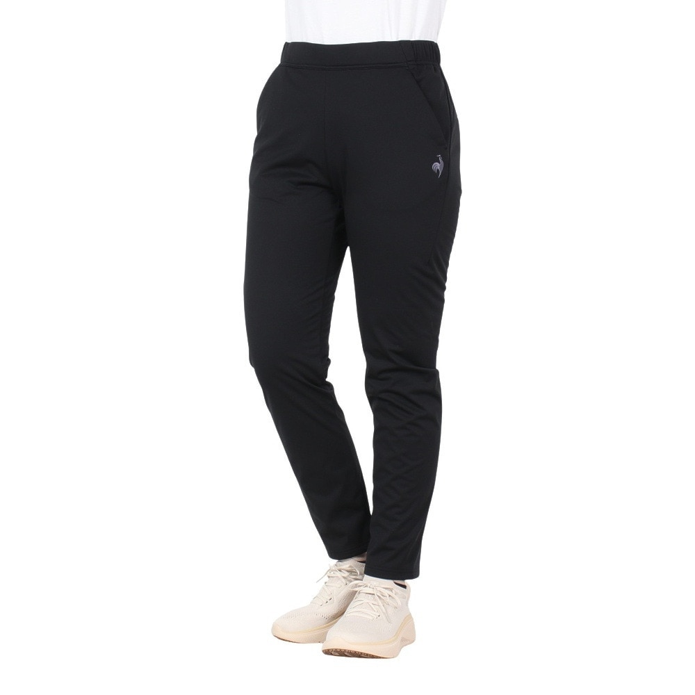 ルコックスポルティフ（lecoqsportif）（レディース）はっ水 防風 保温 ストレッチボンディング フリースパンツ LT4FPZ60L BK00