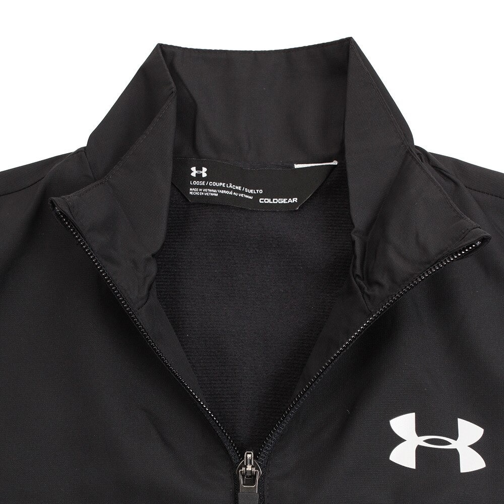 アンダーアーマー（UNDER ARMOUR）（キッズ）ウーブントリコットライナージャケット 1319941 BLK/SIL AT