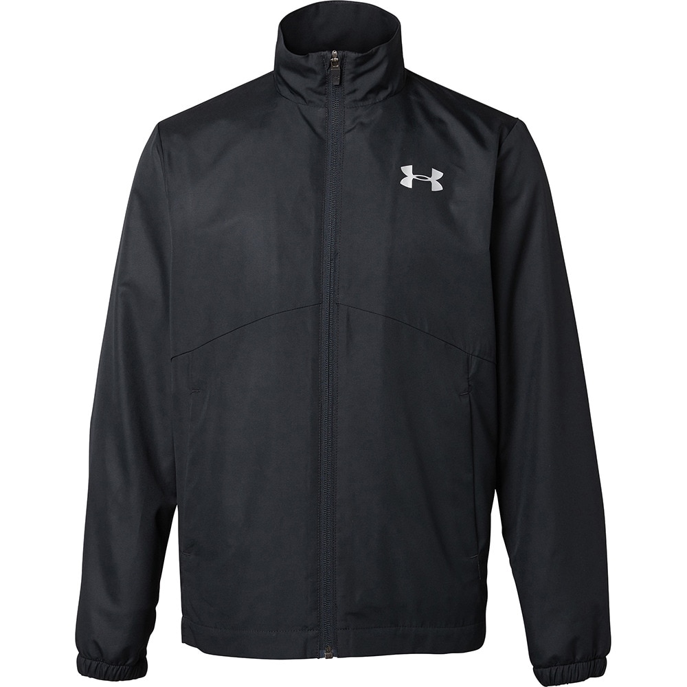 アンダーアーマー（UNDER ARMOUR）（キッズ）ウーブントリコットライナージャケット 1319941 BLK/SIL AT
