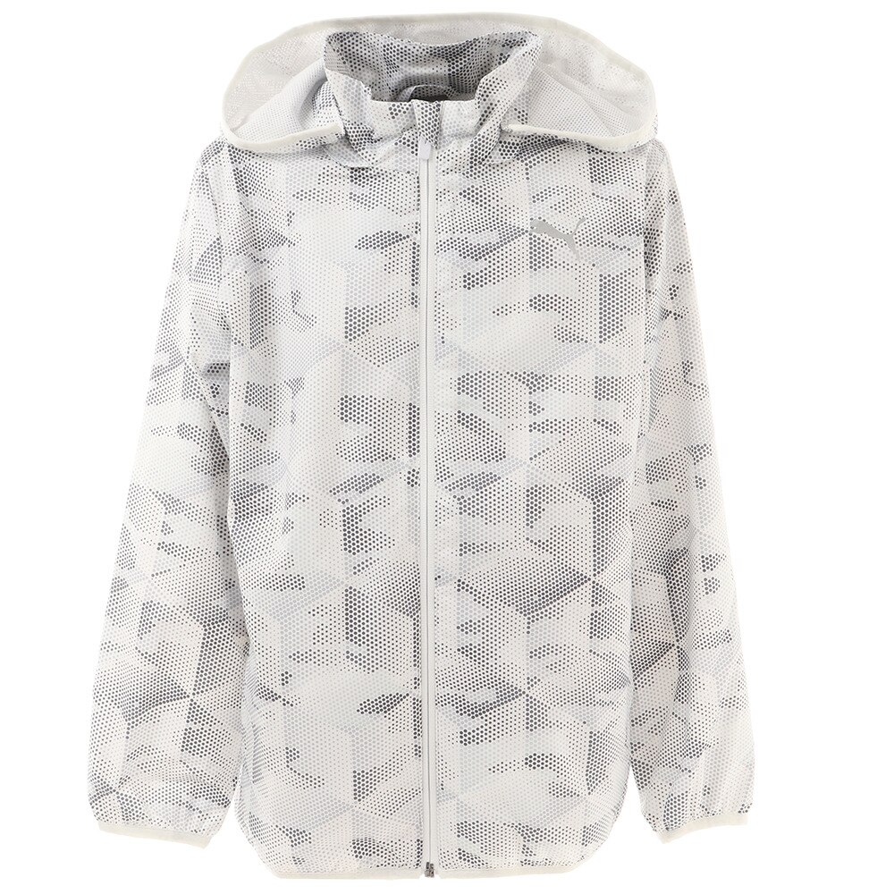  ジュニア ESS AOPウィンドブレーカー 588808-02 WHT