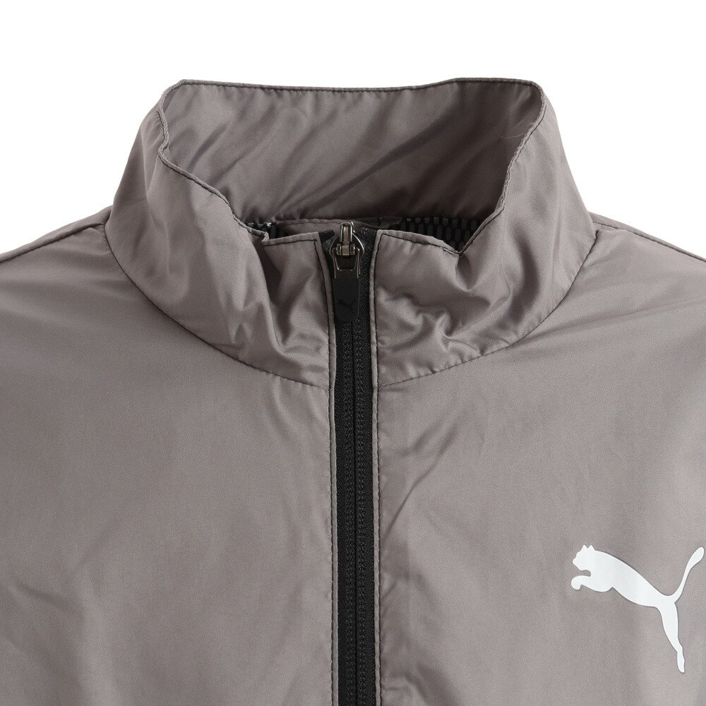 プーマ（PUMA）（キッズ）ジュニア スポーツウェア ウインドブレーカー ボーイズ トレーニング ジャケット 847513 51 GRY