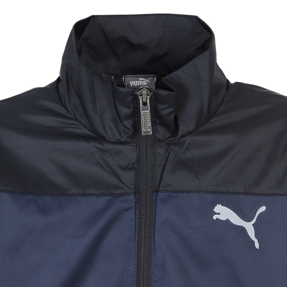 プーマ（PUMA）（キッズ）裏トリコット ウーブンジャケット B 672965 01 BLK