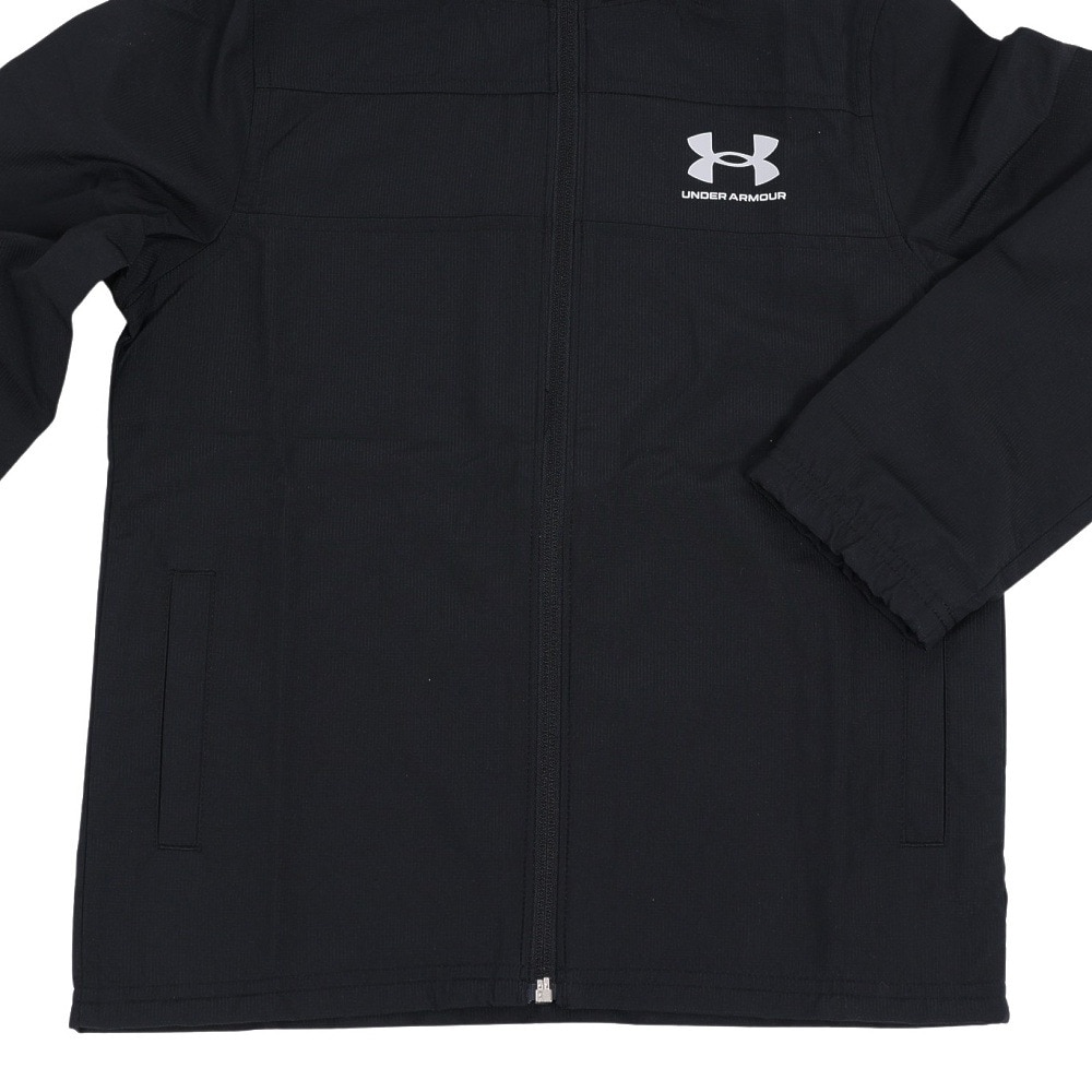 アンダーアーマー（UNDER ARMOUR）（キッズ）撥水 フルジップ ボーイズ UAスポーツスタイル ウインドブレーカー 1370183 003