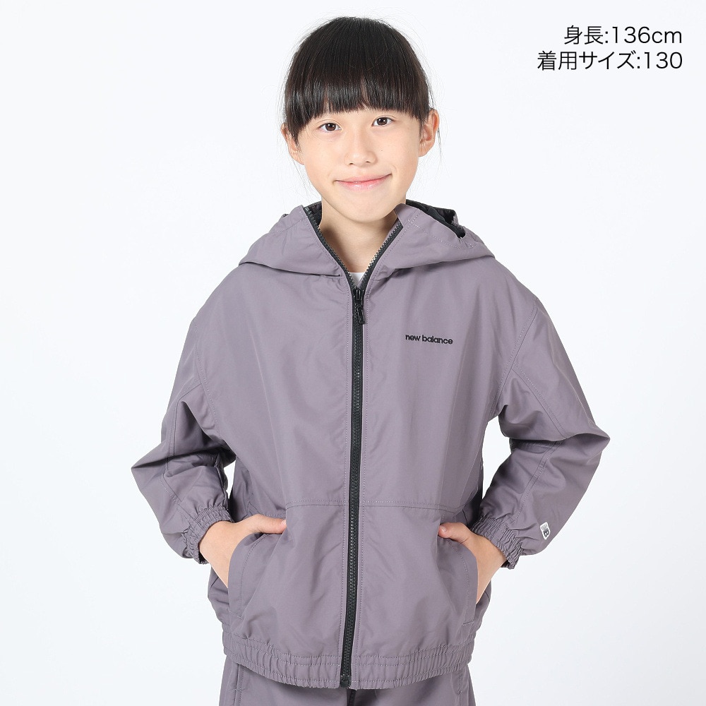 ニューバランス（new balance）（キッズ）ウインドブレーカー キッズ 裏地メッシュ ABJ35153ZNC
